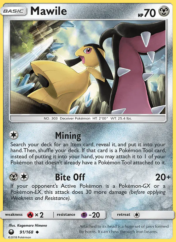 Carta Mawile 91/168 de Celestial Storm