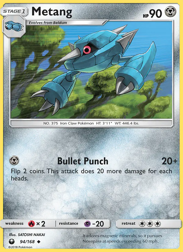 Carta Metang 94/168 de Celestial Storm