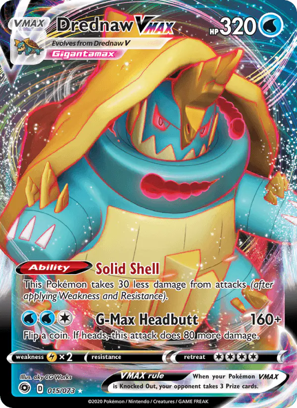 Carta Drednaw VMAX 015/073 de Champion's Path
