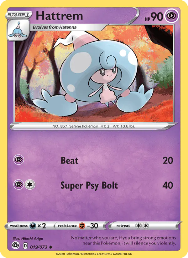 Carta Hattrem 019/073 de Champion's Path