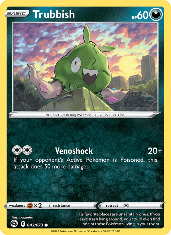 Carta Trubbish 043/073 de Champion's Path