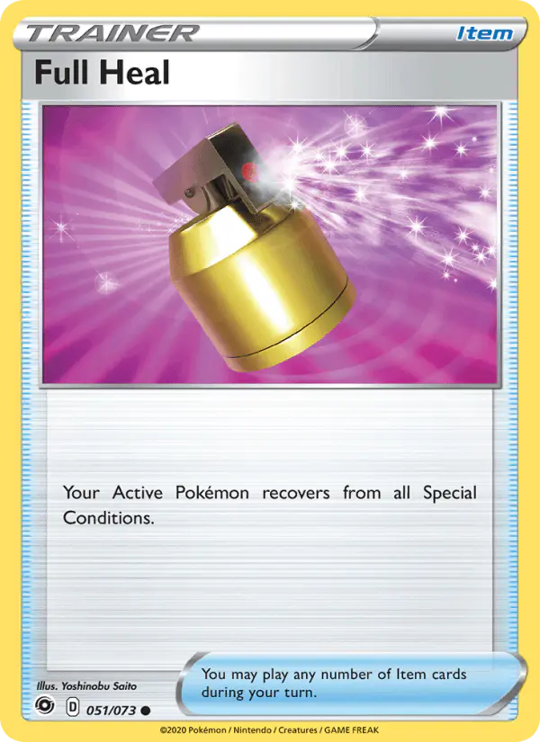 Carta Full Heal 051/073 de Champion's Path