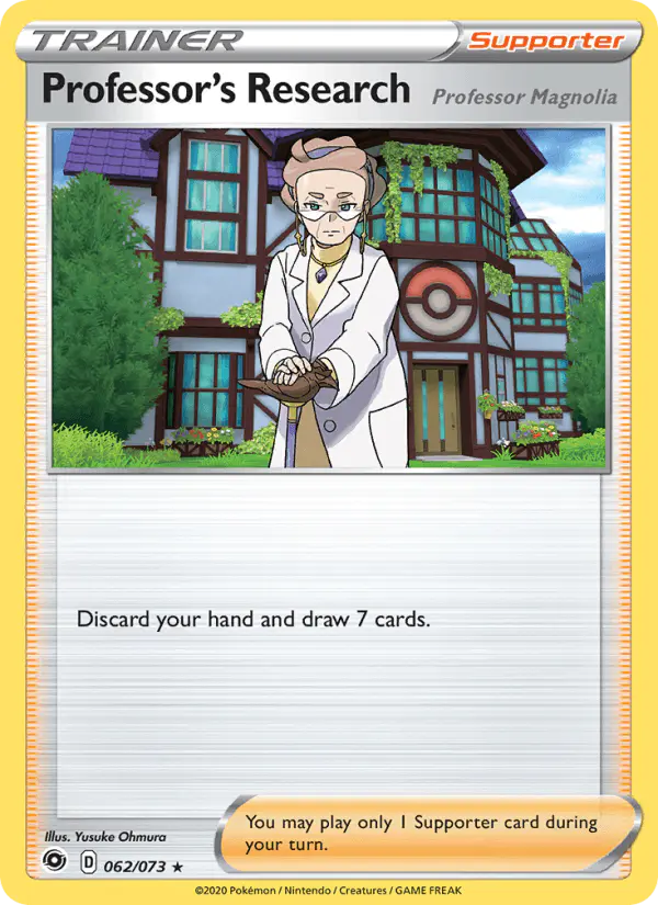 Carta Professor's Research (Professor Magnolia) 062/073 de Champion's Path