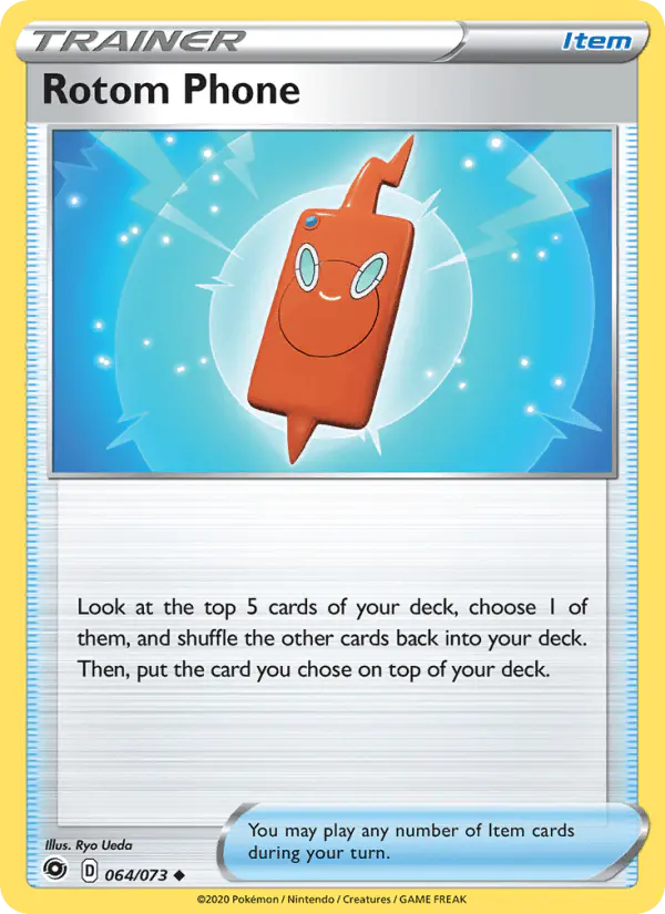 Carta Rotom Phone 064/073 de Champion's Path