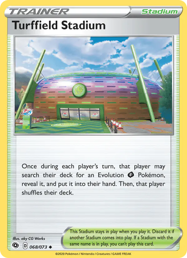 Carta Turffield Stadium 068/073 de Champion's Path
