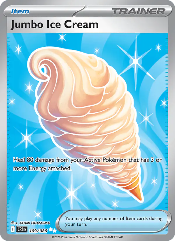 Carta Jumbo Ice Cream 109/086 de Chaos Rising