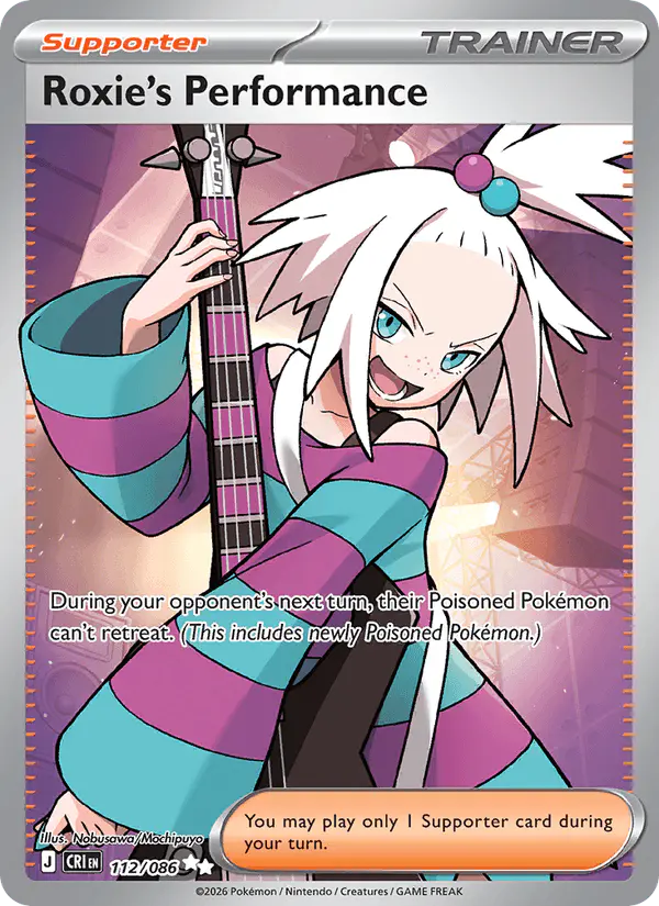 Carta Roxie's Performance 112/086 de Chaos Rising
