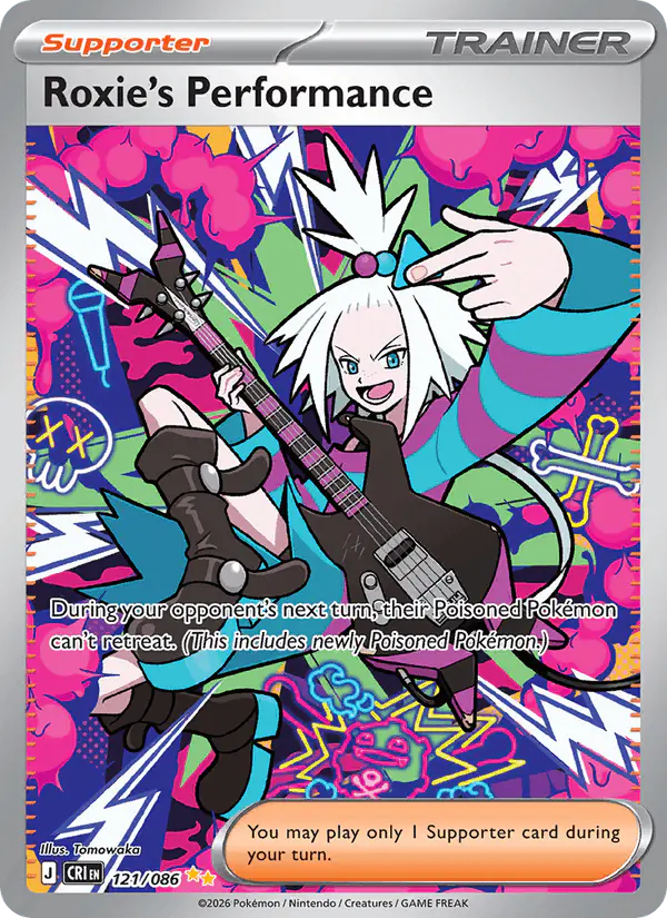 Carta Roxie's Performance 121/086 de Chaos Rising