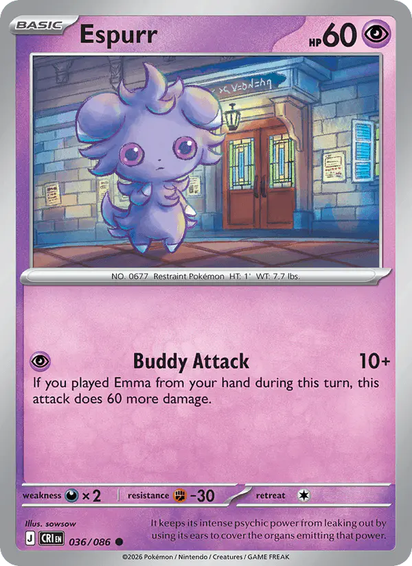 Carta Espurr 036/086 de Chaos Rising
