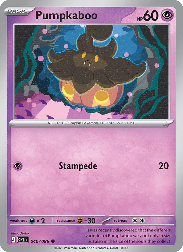 Carta Pumpkaboo 040/086 de Chaos Rising