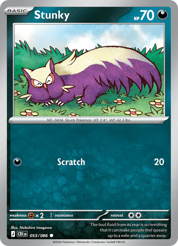 Carta Stunky 053/086 de Chaos Rising