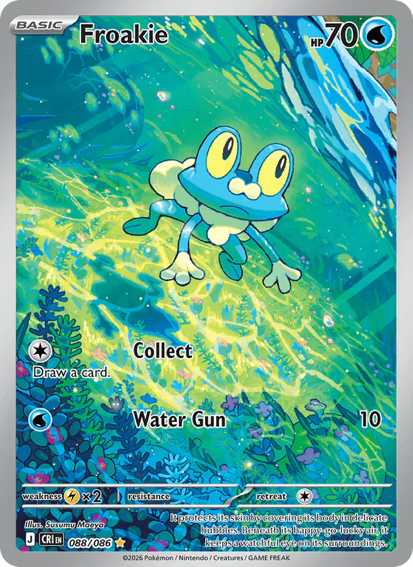 Carta Froakie 088/086 de Chaos Rising