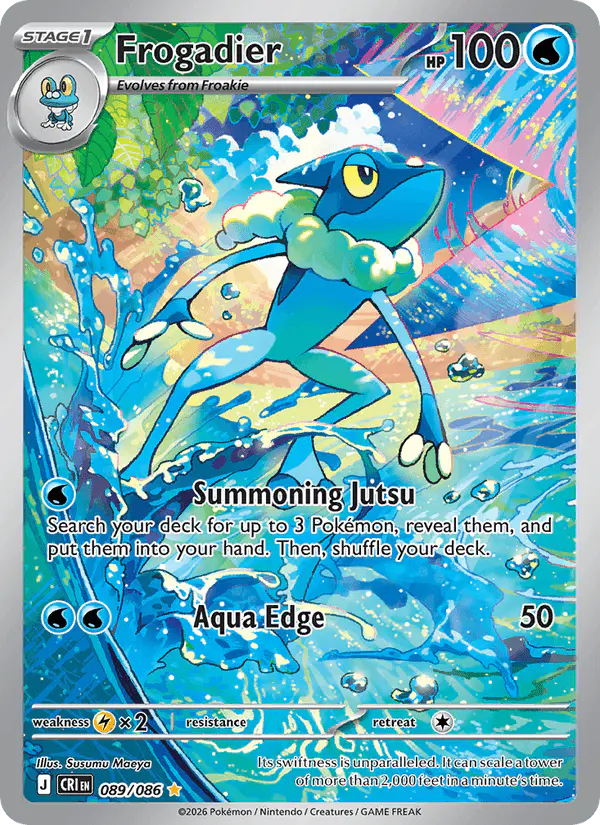 Carta Frogadier 089/086 de Chaos Rising
