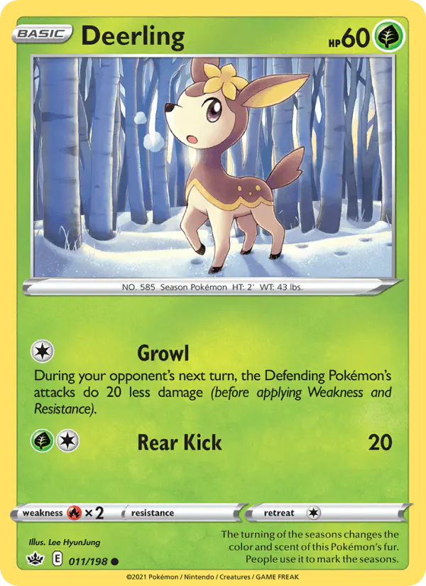 Carta Deerling 011/198 de Chilling Reign
