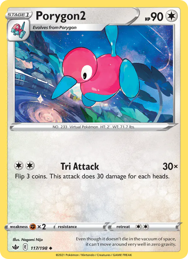 Carta Porygon2 117/198 de Chilling Reign