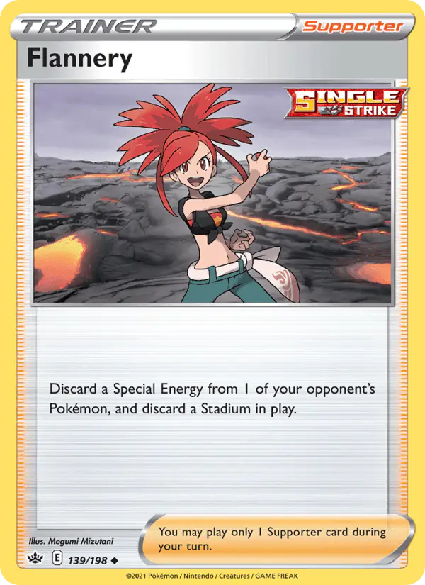 Carta Flannery 139/198 de Chilling Reign