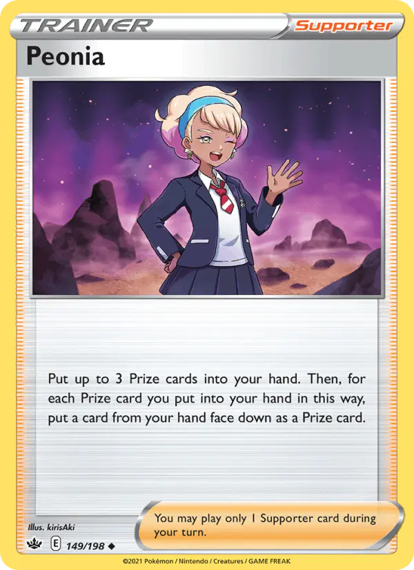 Carta Peonia 149/198 de Chilling Reign