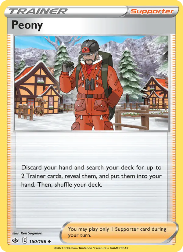 Carta Peony 150/198 de Chilling Reign