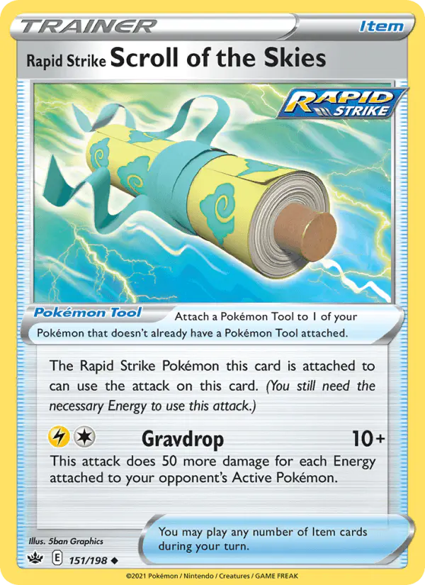 Carta Rapid Strike Scroll of the Skies 151/198 de Chilling Reign