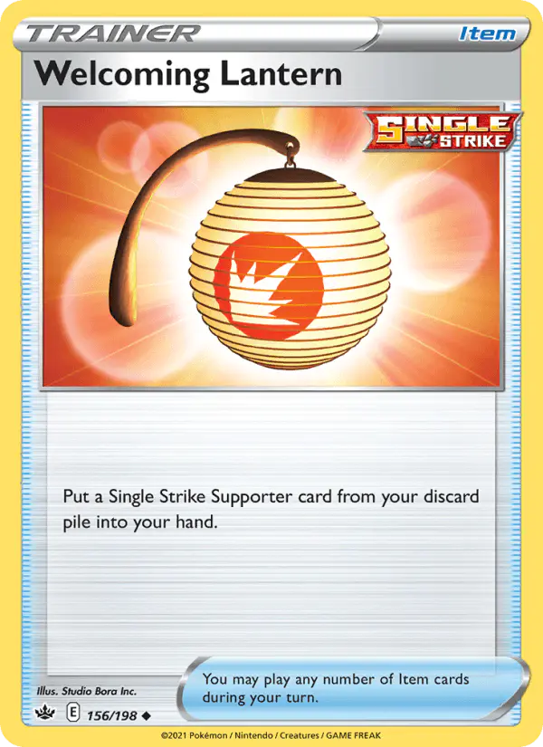 Carta Welcoming Lantern 156/198 de Chilling Reign