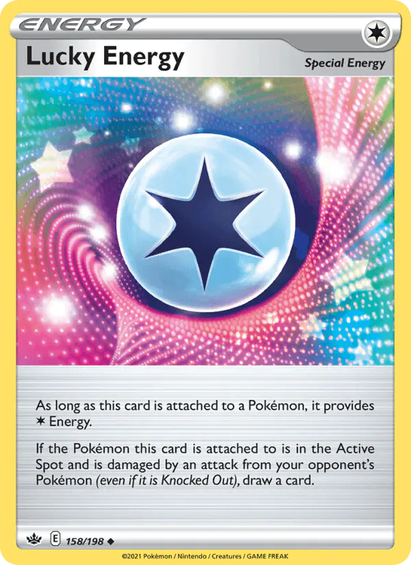 Carta Lucky Energy 158/198 de Chilling Reign