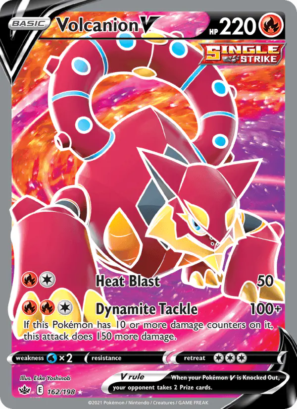 Carta Volcanion V 162/198 de Chilling Reign