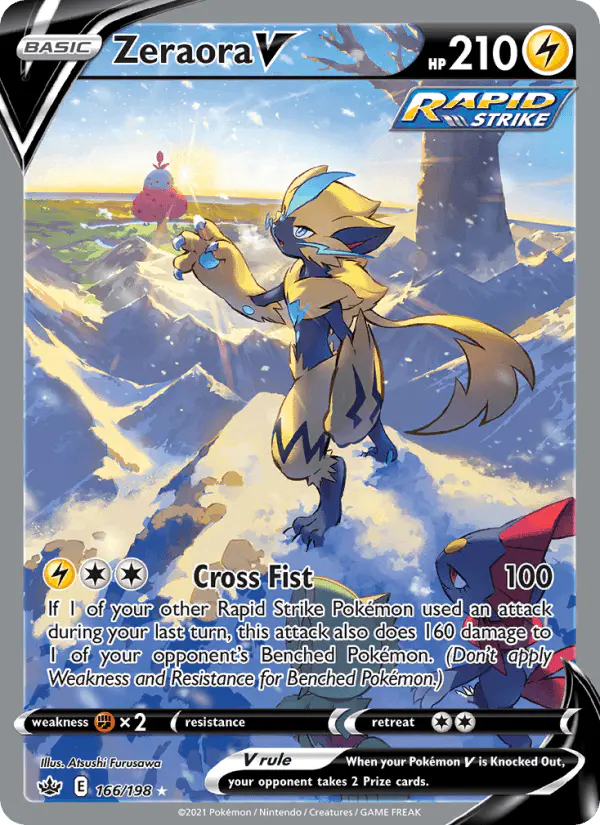Carta Zeraora V 166/198 de Chilling Reign