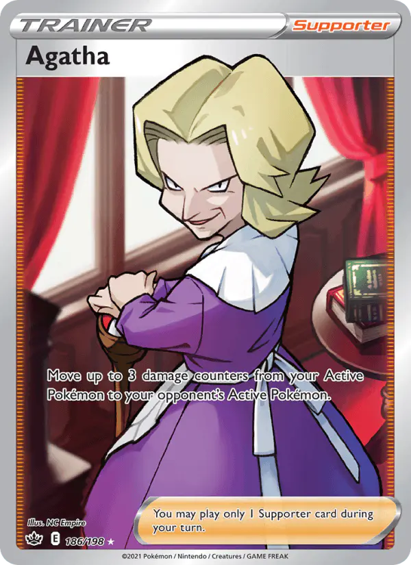 Carta Agatha 186/198 de Chilling Reign