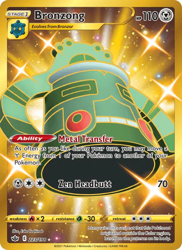 Carta Bronzong 223/198 de Chilling Reign