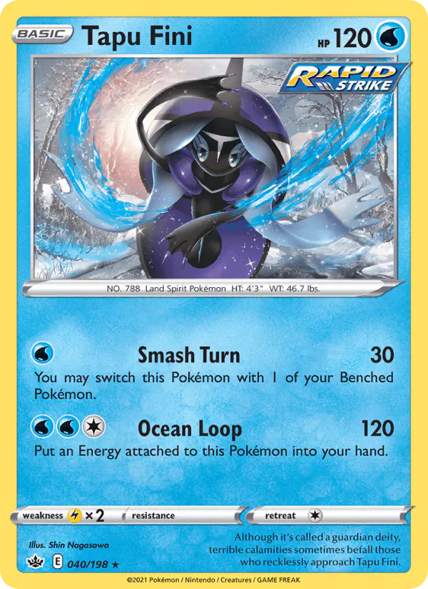 Carta Tapu Fini 040/198 de Chilling Reign