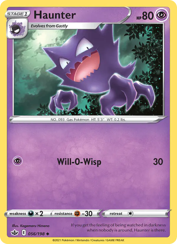 Carta Haunter 056/198 de Chilling Reign