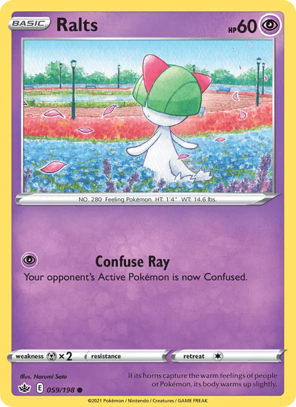 Carta Ralts 059/198 de Chilling Reign