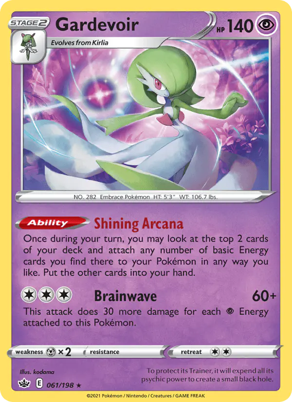 Carta Gardevoir 061/198 de Chilling Reign