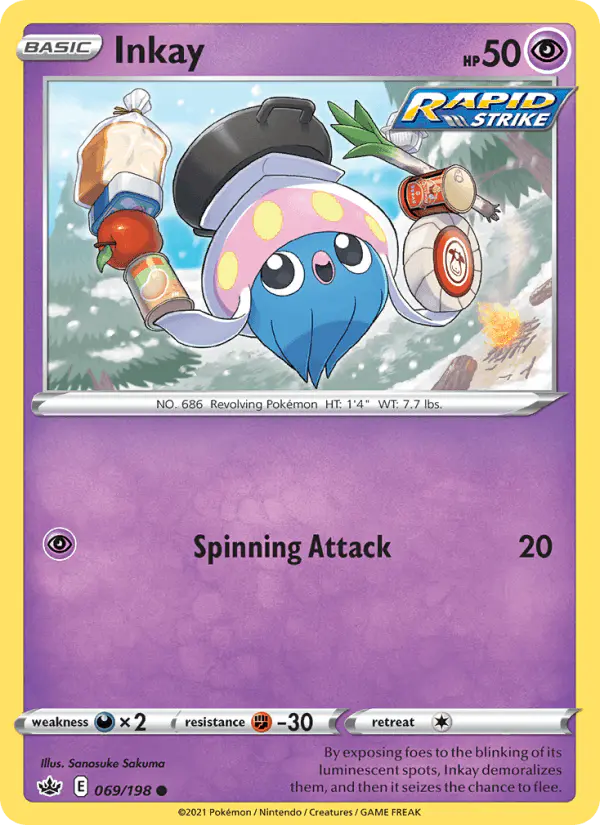 Carta Inkay 069/198 de Chilling Reign
