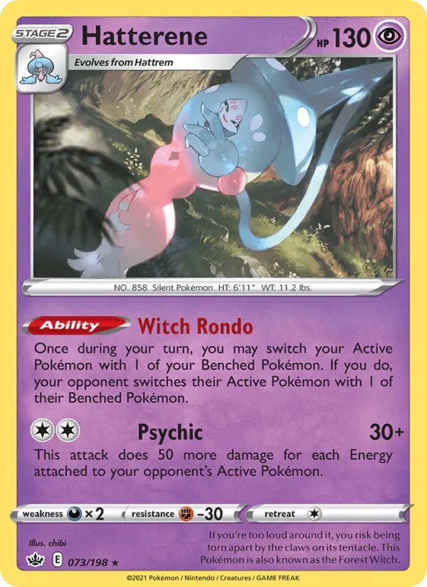 Carta Hatterene 073/198 de Chilling Reign