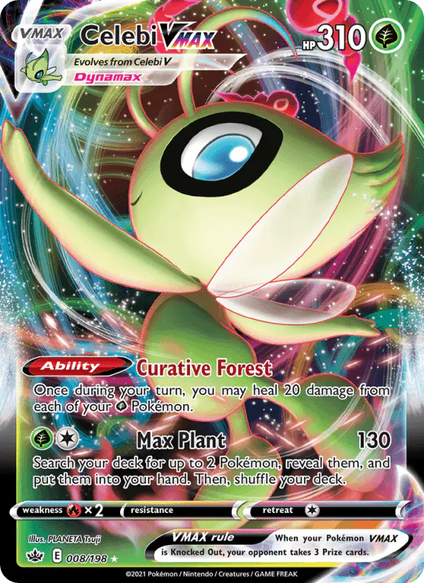 Carta Celebi VMAX 008/198 de Chilling Reign