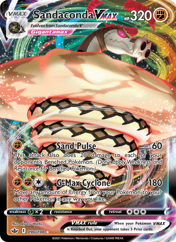 Carta Sandaconda VMAX 090/198 de Chilling Reign
