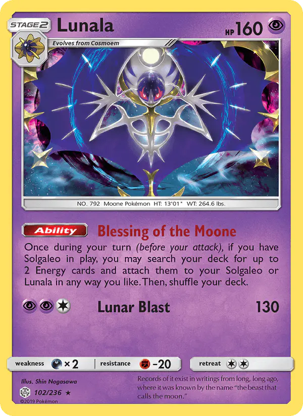 Carta Lunala 102/236 de Cosmic Eclipse