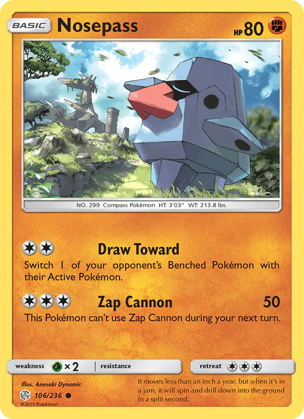 Carta Nosepass 106/236 de Cosmic Eclipse