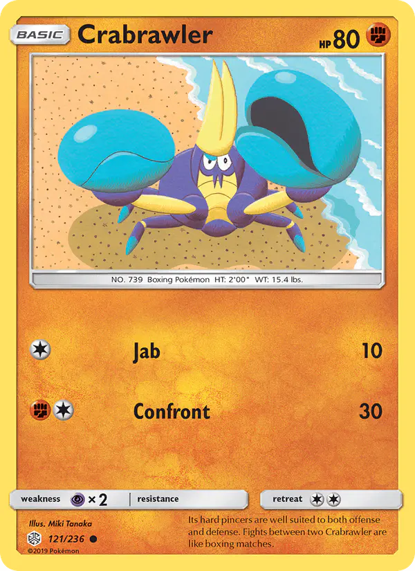 Carta Crabrawler 121/236 de Cosmic Eclipse