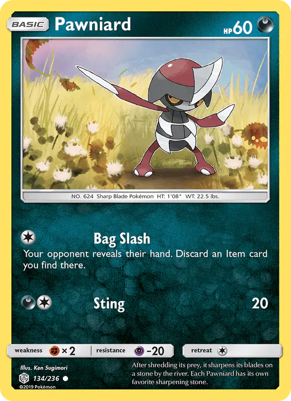 Carta Pawniard 134/236 de Cosmic Eclipse
