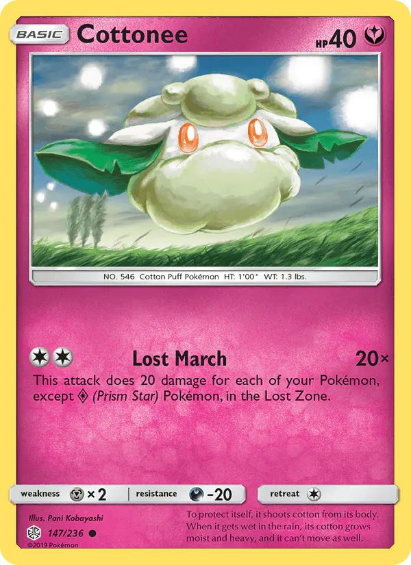 Carta Cottonee 147/236 de Cosmic Eclipse