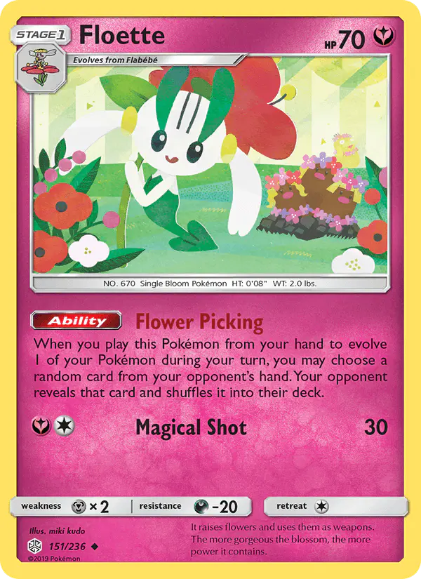 Carta Floette 151/236 de Cosmic Eclipse