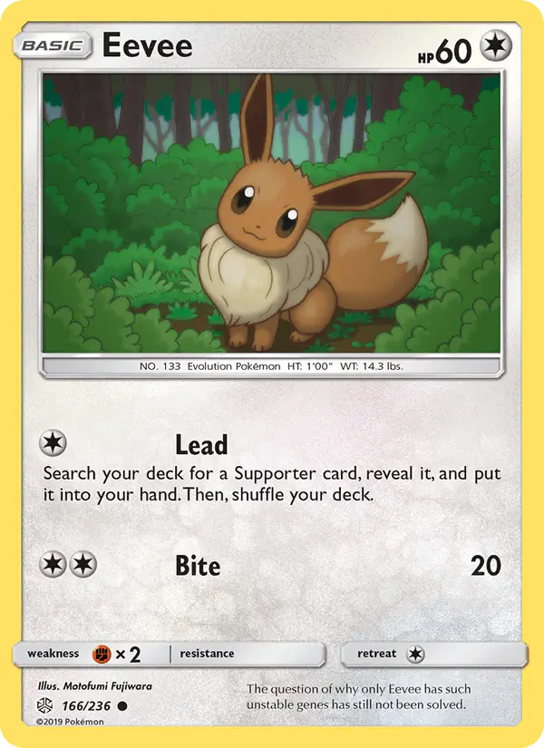 Carta Eevee 166/236 de Cosmic Eclipse