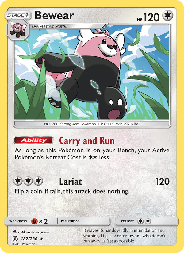 Carta Bewear 182/236 de Cosmic Eclipse