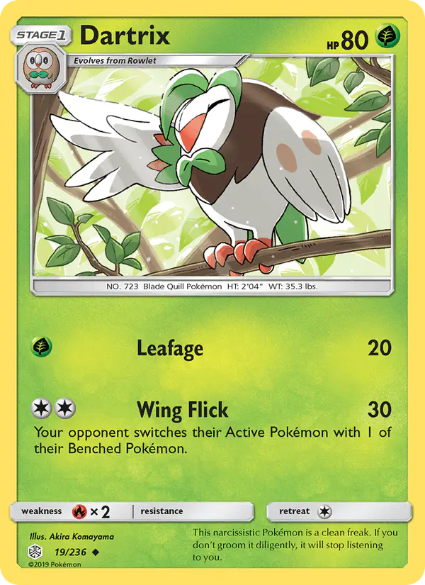 Carta Dartrix 19/236 de Cosmic Eclipse