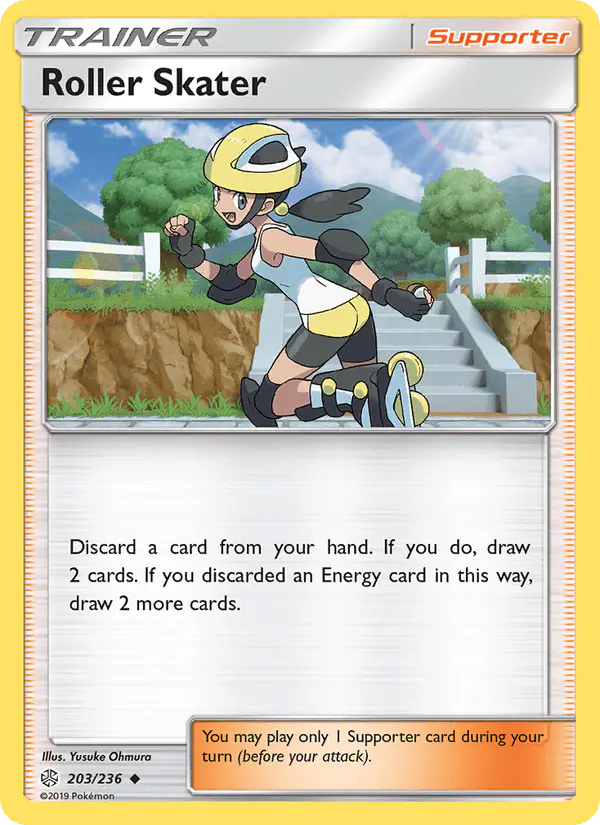 Carta Roller Skater 203/236 de Cosmic Eclipse