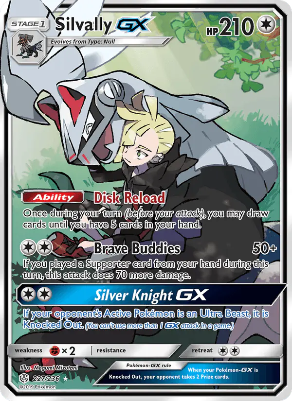Carta Silvally GX 227/236 de Cosmic Eclipse