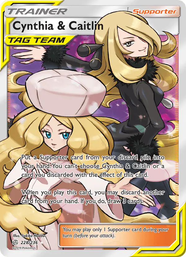 Carta Cynthia & Caitlin 228/236 de Cosmic Eclipse