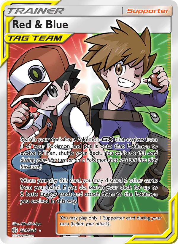 Carta Red & Blue 234/236 de Cosmic Eclipse